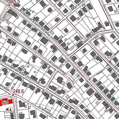 Landesamt für Vermessung und Geobasisinformationen Rheinland-Pfalz Scheuerfeld (1:5,000) digital map