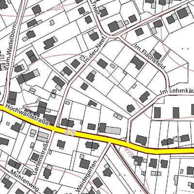 Landesamt für Vermessung und Geobasisinformationen Rheinland-Pfalz Schillingen 2 (1:5,000) digital map