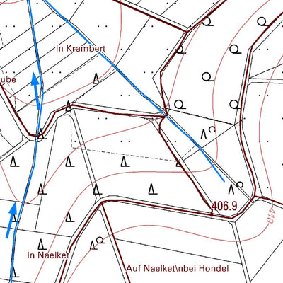 Landesamt für Vermessung und Geobasisinformationen Rheinland-Pfalz Schönberg (1:5,000) digital map