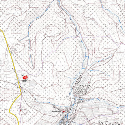 Landesamt für Vermessung und Geobasisinformationen Rheinland-Pfalz Selbach (Sieg) (1:5,000) digital map