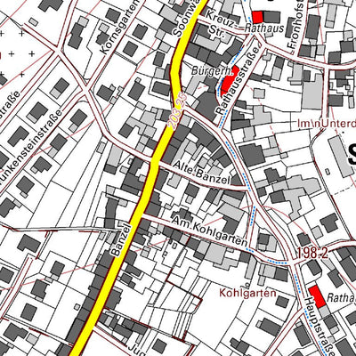 Landesamt für Vermessung und Geobasisinformationen Rheinland-Pfalz Simmertal 1 (1:5,000) digital map