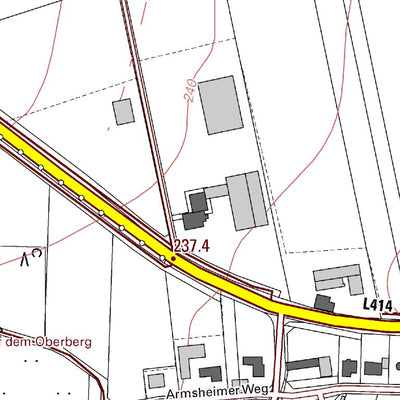 Landesamt für Vermessung und Geobasisinformationen Rheinland-Pfalz Spiesheim 2 (1:5,000) digital map