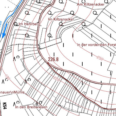 Landesamt für Vermessung und Geobasisinformationen Rheinland-Pfalz Sponheim 2 (1:5,000) digital map