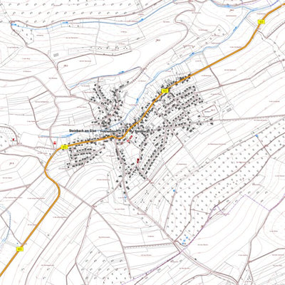 Landesamt für Vermessung und Geobasisinformationen Rheinland-Pfalz Steinbach am Glan (1:5,000) digital map