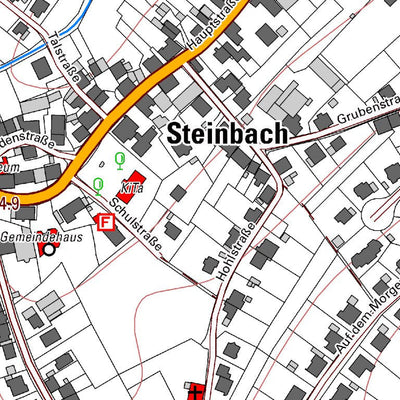 Landesamt für Vermessung und Geobasisinformationen Rheinland-Pfalz Steinbach am Glan (1:5,000) digital map