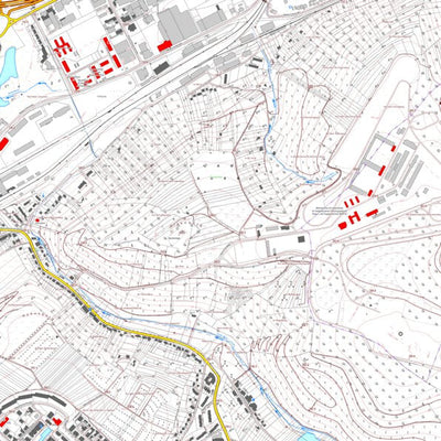 Landesamt für Vermessung und Geobasisinformationen Rheinland-Pfalz Trier 16 (1:5,000) digital map