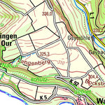 Landesamt für Vermessung und Geobasisinformationen Rheinland-Pfalz Wallendorf (1:50,000) digital map