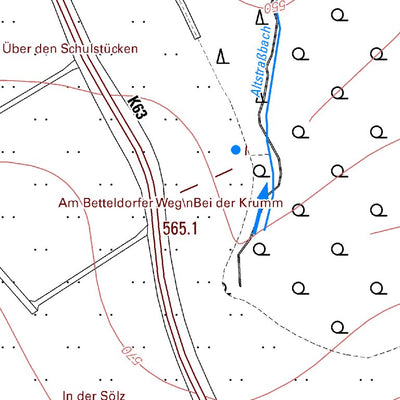 Landesamt für Vermessung und Geobasisinformationen Rheinland-Pfalz Walsdorf 2 (1:5,000) digital map