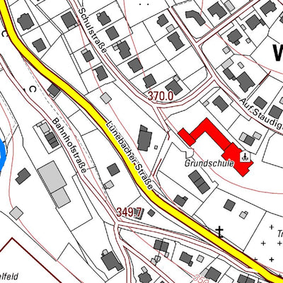 Landesamt für Vermessung und Geobasisinformationen Rheinland-Pfalz Waxweiler 1 (1:5,000) digital map