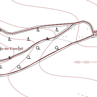 Landesamt für Vermessung und Geobasisinformationen Rheinland-Pfalz Weidingen 1 (1:5,000) digital map
