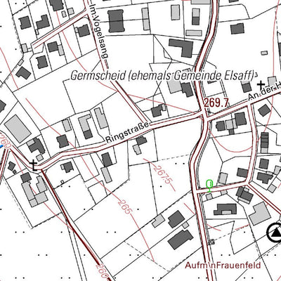 Landesamt für Vermessung und Geobasisinformationen Rheinland-Pfalz Windhagen 4 (1:5,000) digital map