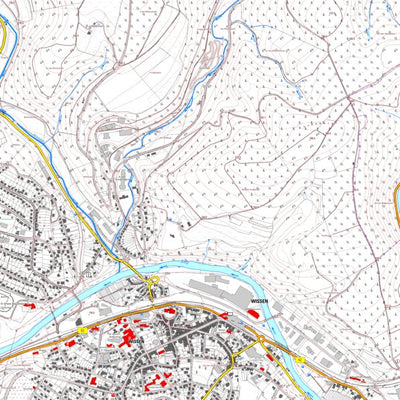 Landesamt für Vermessung und Geobasisinformationen Rheinland-Pfalz Wissen 8 (1:5,000) digital map