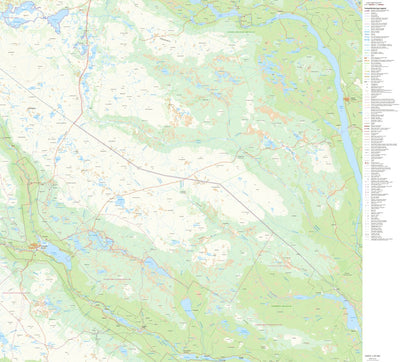 Lantmäteriet Arjeplog 2 digital map