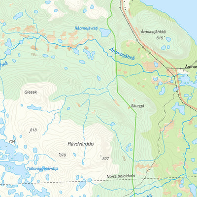 Lantmäteriet Arjeplog 5 digital map