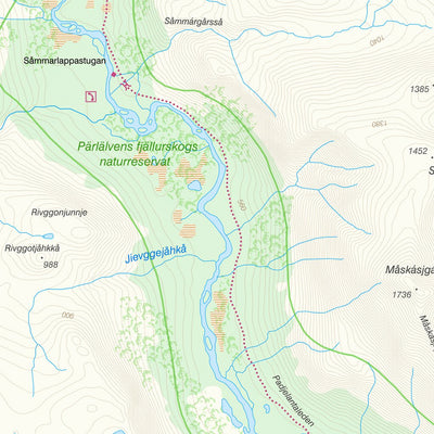 Lantmäteriet Arjeplog 7 digital map