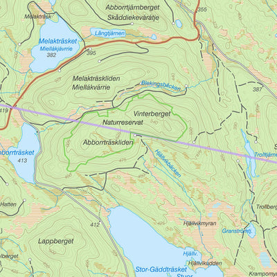 Lantmäteriet Arvidsjaur 2 digital map