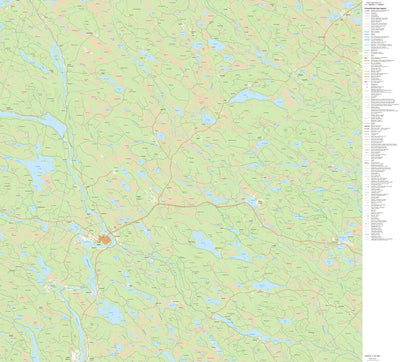 Lantmäteriet Åsele digital map