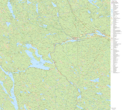 Lantmäteriet Borgsjö digital map