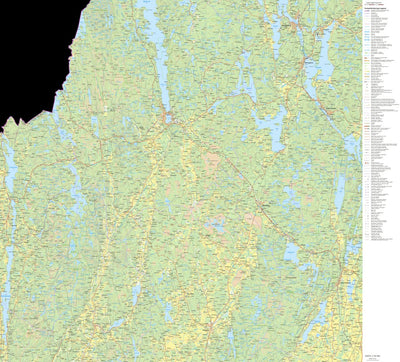 Lantmäteriet Dals-Ed digital map