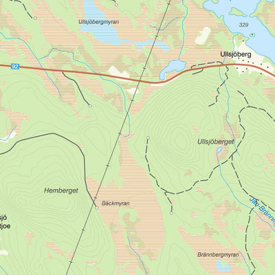 Lantmäteriet Dorotea 2 digital map