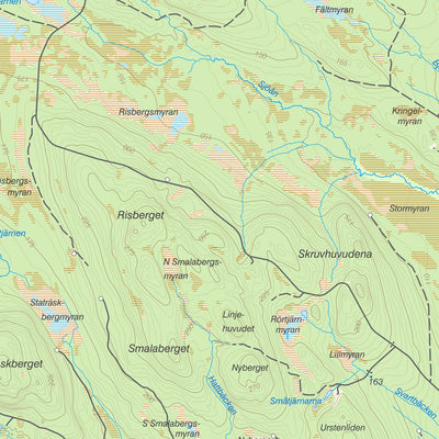 Lantmäteriet Edefors digital map