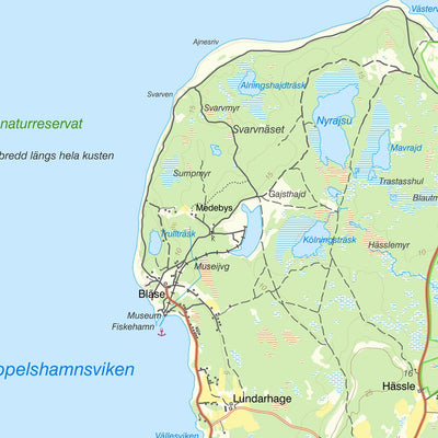 Lantmäteriet Fårö 1 digital map