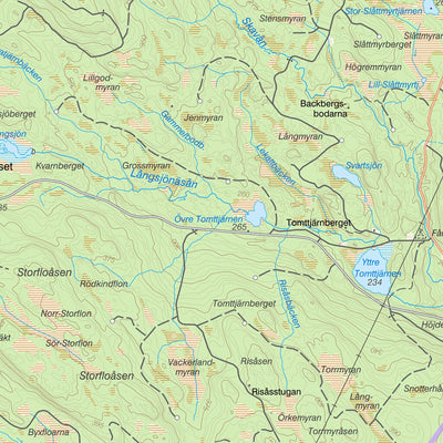Lantmäteriet Hällesjö digital map