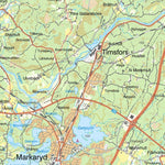 Lantmäteriet Hinneryd digital map