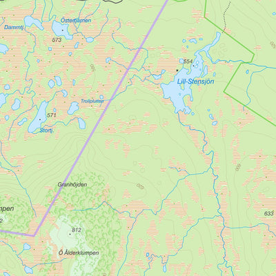 Lantmäteriet Hotagen digital map