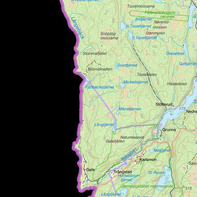 Lantmäteriet Järnskog digital map