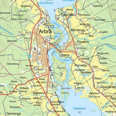 Lantmäteriet Järvsö digital map