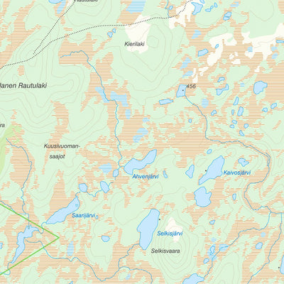 Lantmäteriet Karesuando 2 digital map