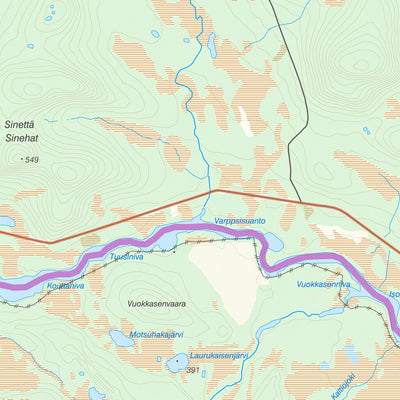 Lantmäteriet Karesuando 3 digital map