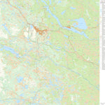 Lantmäteriet Kiruna 4 digital map