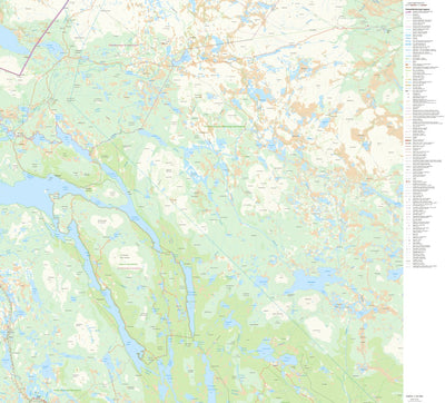 Lantmäteriet Kiruna 5 digital map