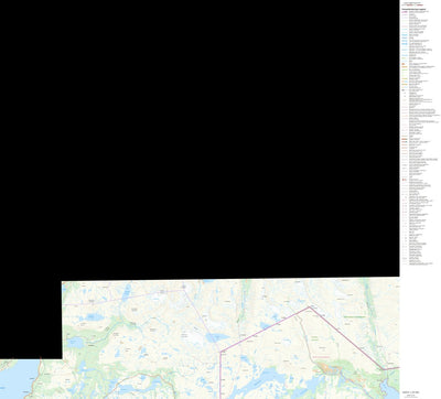 Lantmäteriet Kiruna 7 digital map