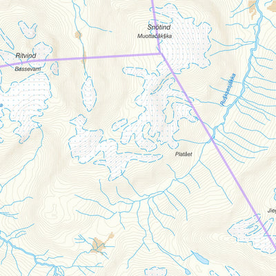 Lantmäteriet Kiruna 7 digital map