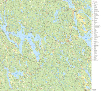 Lantmäteriet Kisa, Sweden digital map