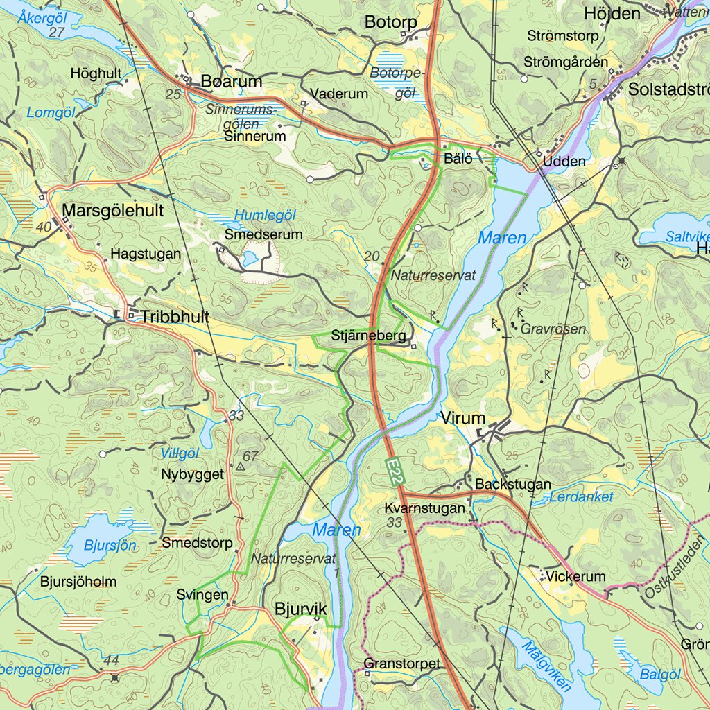 Kristdala Map by Lantmateriet | Avenza Maps