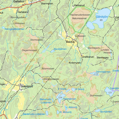 Lantmäteriet Långserud digital map