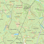 Lantmäteriet Lycksele 1 digital map
