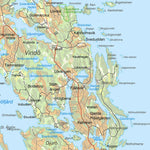 Lantmäteriet Möja, Sweden digital map