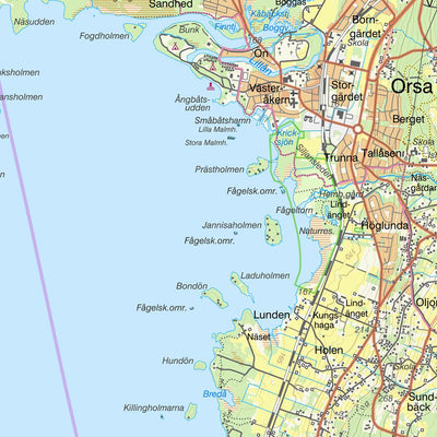 Lantmäteriet Mora, Sweden digital map
