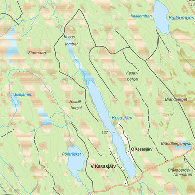 Lantmäteriet Överkalix digital map