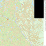 Lantmäteriet Pajala 1 digital map