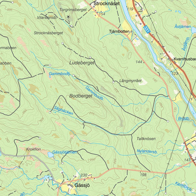Lantmäteriet Ragunda digital map