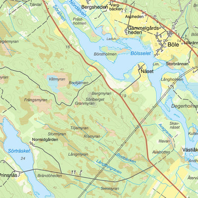 Lantmäteriet Råneå digital map