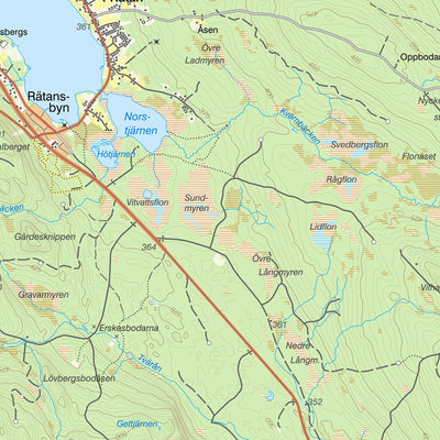 Lantmäteriet Rätan digital map