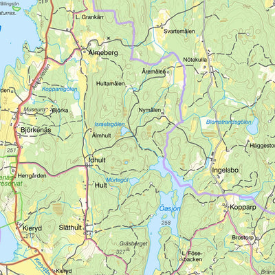 Lantmäteriet Säby, Sweden digital map