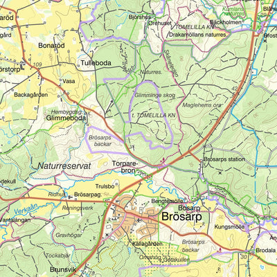 Lantmäteriet Sövde digital map